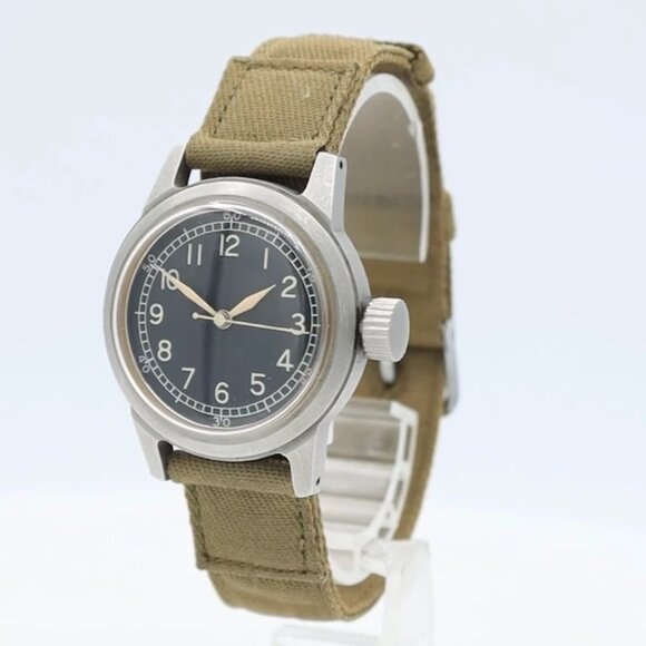 Vintage Bulova A-11 Hack Navigation Men's Mechanical Wristwatch 10 AK Serviced